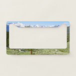 Rocky Mountain View Scenic Landscape License Plate Frame