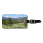 Rocky Mountain View Scenic Landscape Luggage Tag