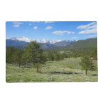 Rocky Mountain View Scenic Landscape Placemat