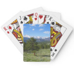 Rocky Mountain View Scenic Landscape Poker Cards