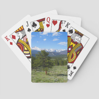 Rocky Mountain View Scenic Landscape Poker Cards