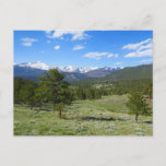 Rocky Mountain View Scenic Landscape Postcard