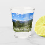 Rocky Mountain View Scenic Landscape Shot Glass