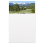 Rocky Mountain View Scenic Landscape Stationery