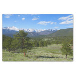 Rocky Mountain View Scenic Landscape Tissue Paper