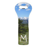 Rocky Mountain View Scenic Landscape Wine Bag