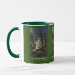 Rocky Mountain Waterfall (1898) by Albert Bierstad Mug