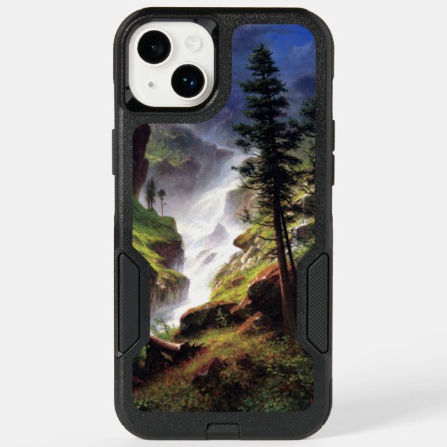 Rocky Mountain Waterfall - Albert Bierstadt, Otterbox iPhone Case (Back)