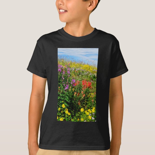 Rocky Mountain Wildflowers T-Shirt (Front)