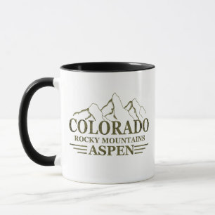 Rocky Mountains Aspen Colorado  Mug