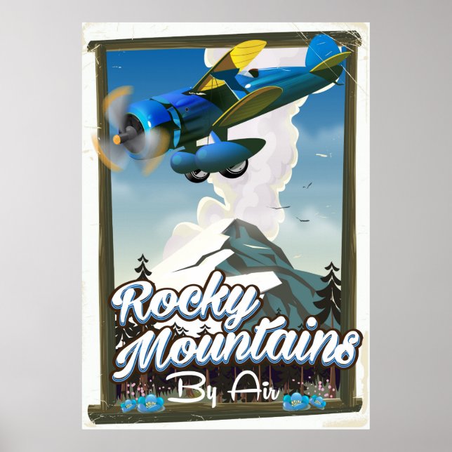 Rocky Mountains by Air! Poster (Front)