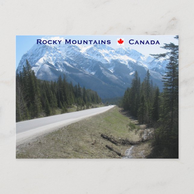 Rocky Mountains Canada Postcard (Front)