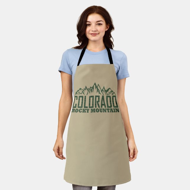 rocky Mountains Colorado Apron (Worn)