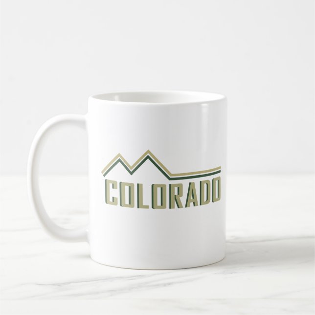 Rocky Mountains Colorado  Coffee Mug (Left)