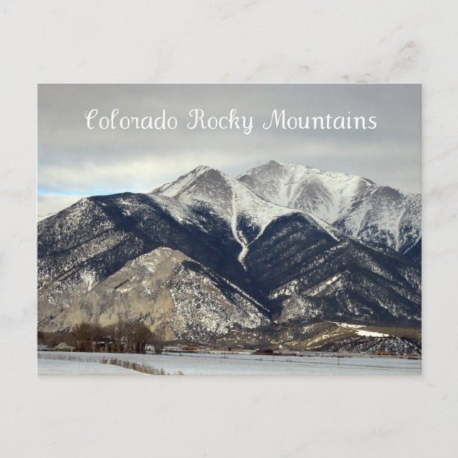 Rocky Mountains, Colorado Postcard (Front)