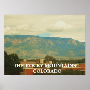 ROCKY MOUNTAINS,COLORADO poster