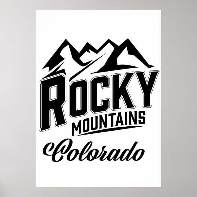 Rocky Mountains Colorado Poster (Front)