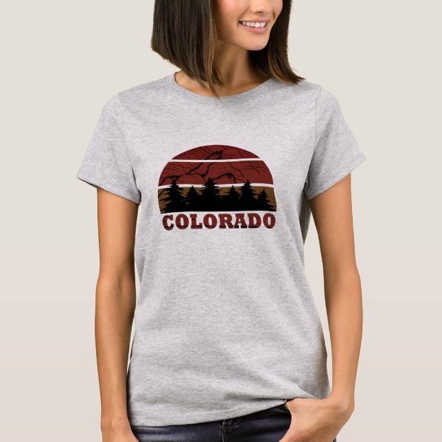 Rocky Mountains Colorado T-Shirt (Front)