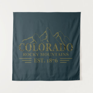 Rocky Mountains Colorado Tapestry