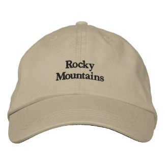 Rocky Mountains — Embroidered Hat