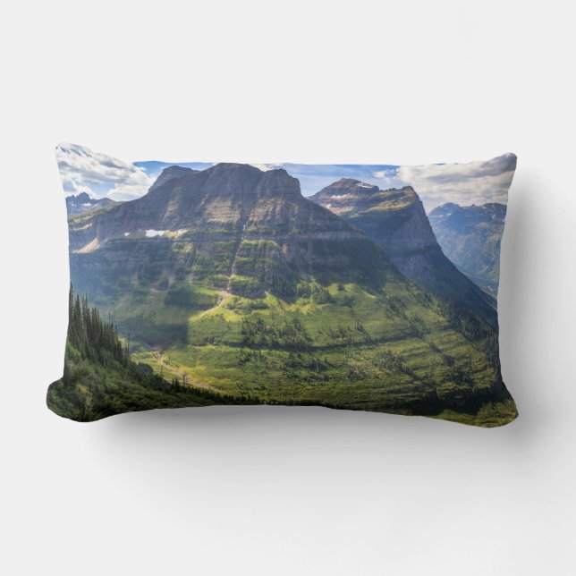 Rocky Mountains | Glacier National Park Lumbar Pillow (Front)