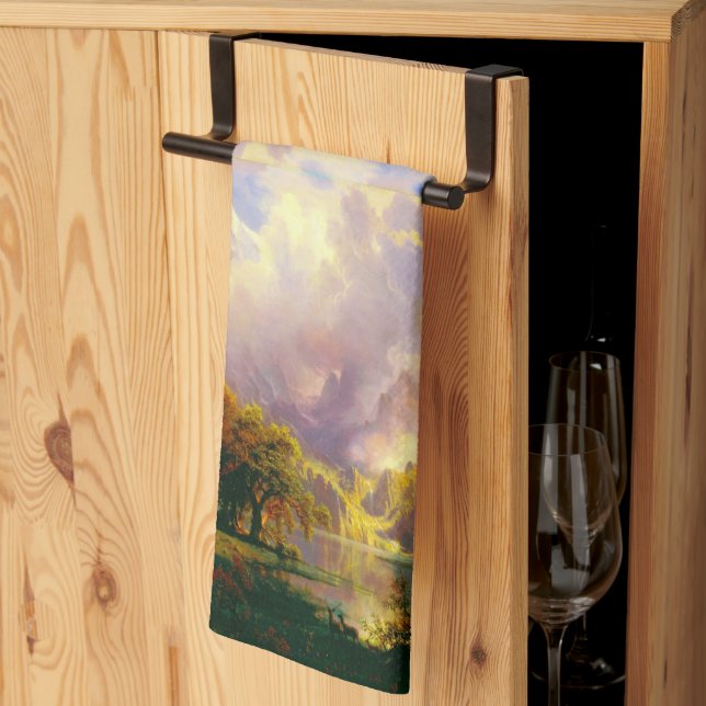 Rocky mountains  kitchen towel (Thirds Fold)
