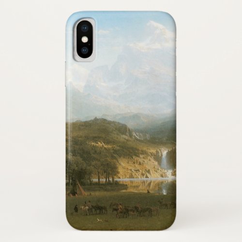 Rocky Mountains Landers Peak by Albert Bierstadt iPhone XS Case