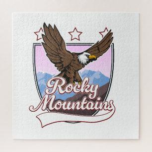 Rocky Mountains logo Jigsaw Puzzle