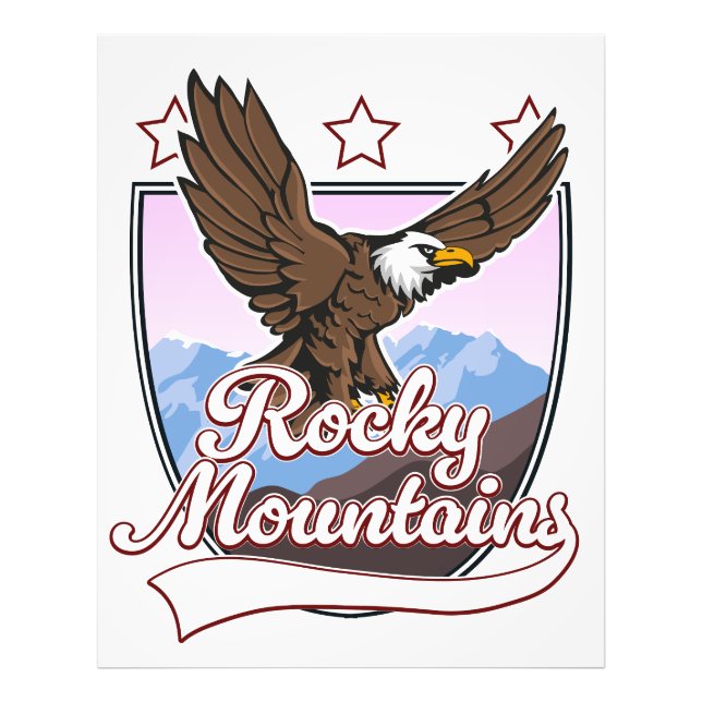 Rocky Mountains logo Photo Print (Front)