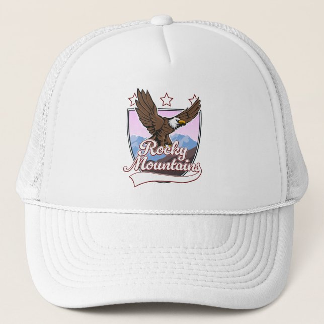 Rocky Mountains logo Trucker Hat (Front)