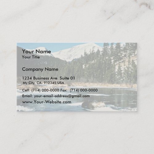 Rocky Mountains, National Park Business Cards