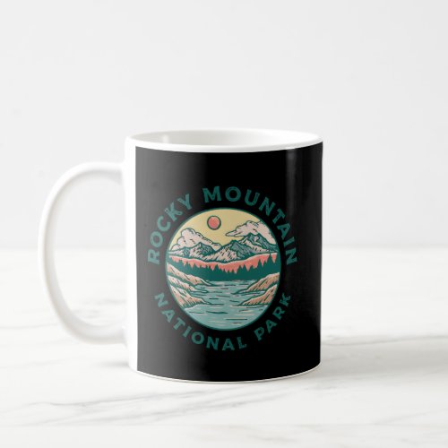 Rocky Mountains National Park Distressed Colorado Coffee Mug