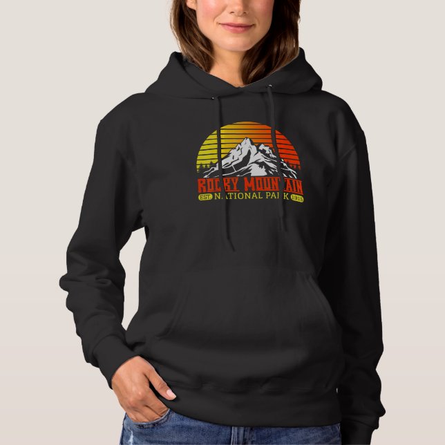 Rocky Mountains National Park Souvenirs Colorado B Hoodie (Front)