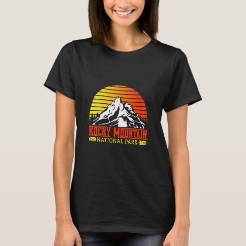 Rocky Mountains National Park Souvenirs Colorado B T_Shirt