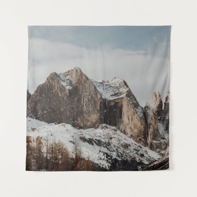 ROCKY MOUNTAINS NEAR PINE TREES TAPESTRY (Front)