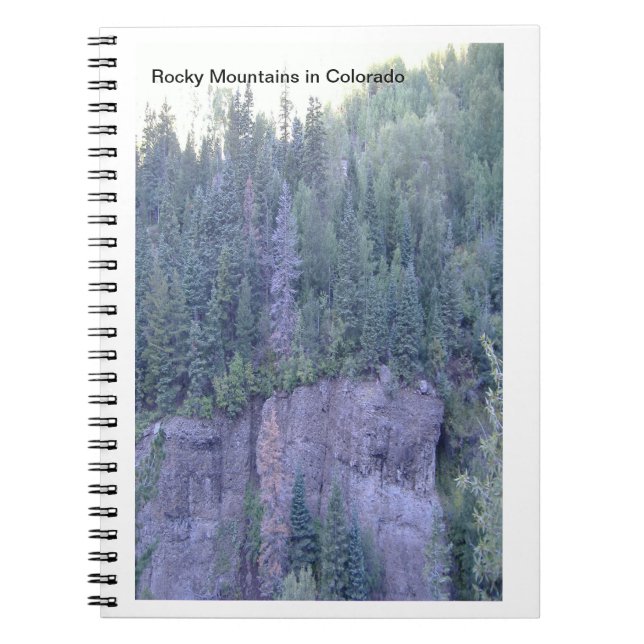 Rocky Mountains Photo Notebook (Front)