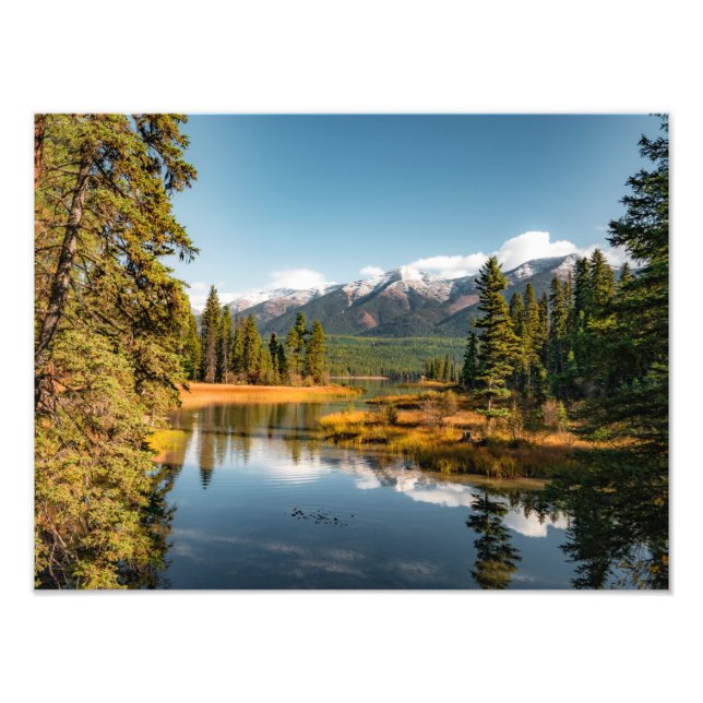 Rocky mountains photo print (Front)