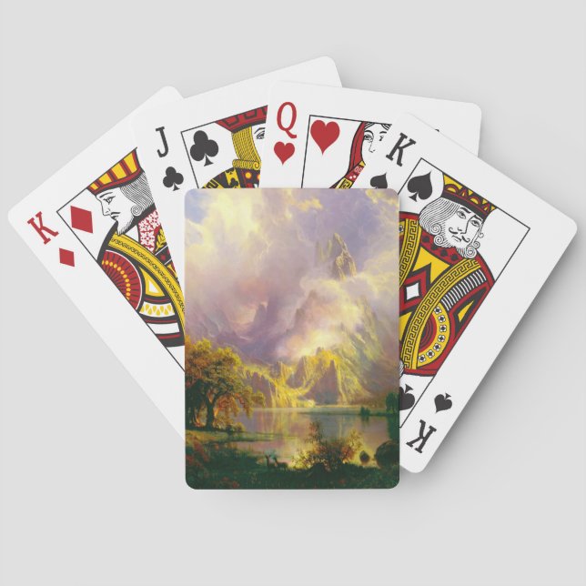 Rocky mountains  poker cards (Back)
