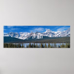 Canada Rocky Mountains Faux Window View Poster | Zazzle.com