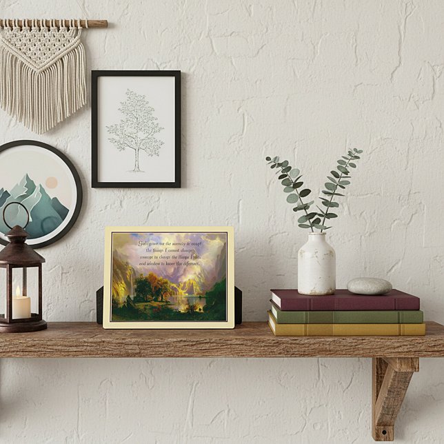 Rocky mountains serenity prayer plaque (Creator Uploaded)