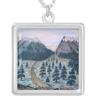 Rocky Mountains Sketch of 1859 Necklace