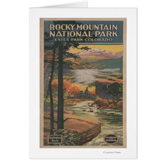 Rocky Mt. Nat'l Park Brochure # 2 Cards (Front)