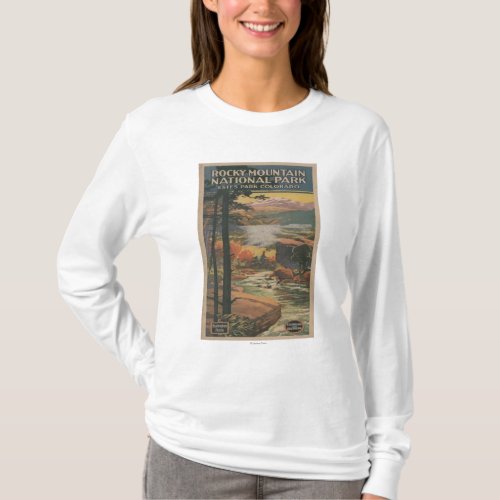 Rocky Mt Natl Park Brochure  2 T_Shirt