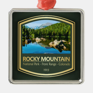 Rocky Mtn NP (PF1) Metal Ornament