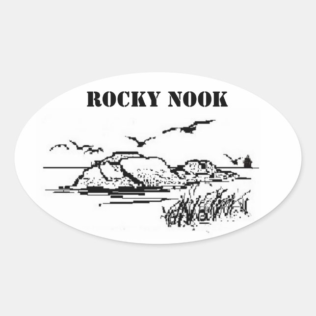 Rocky Nook Salt Rocks Sticker (Front)