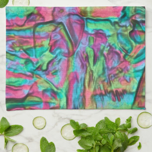 Rocky or rumpled colored with softly silky shades kitchen towel