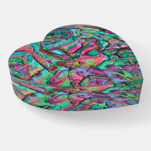 Rocky or rumpled colored with softly silky shades  paperweight
