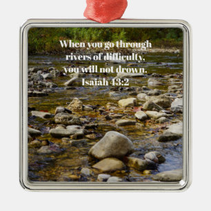 Rocky Path Metal Ornament