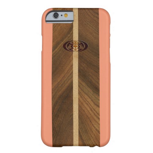 Rocky Point Hawaiian Faux Wood Surfboard Barely There iPhone 6 Case