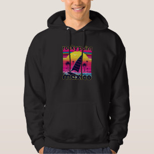 Rocky Point Retro 80s Style Souvenir Beach Hoodie